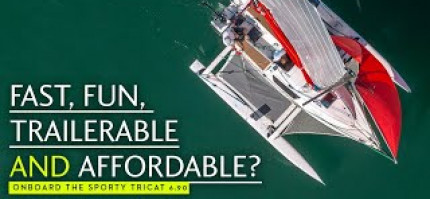 [Video trial (ENG)] Tricat 6.90 – Can it really provide fun, fast, trailable AND affordable sailing?